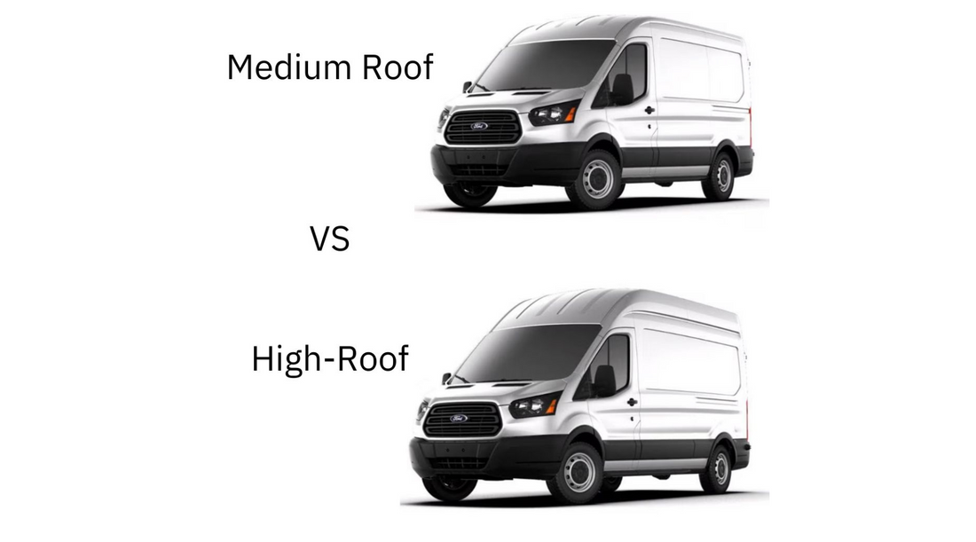 what is the difference between mid roof and high roof transits?