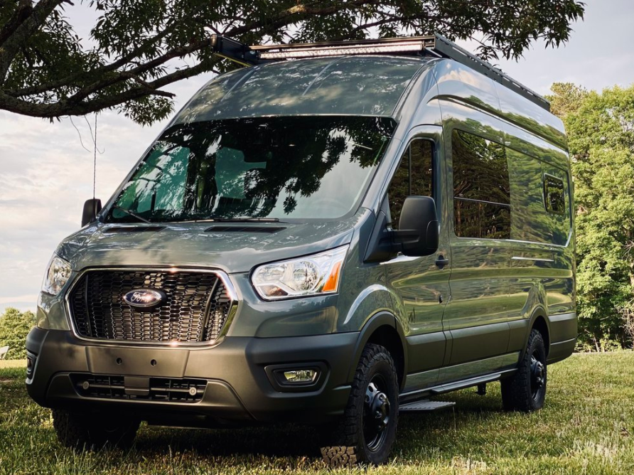 2021 Ford Transit High Rock Extended Build – Moxie Van Co