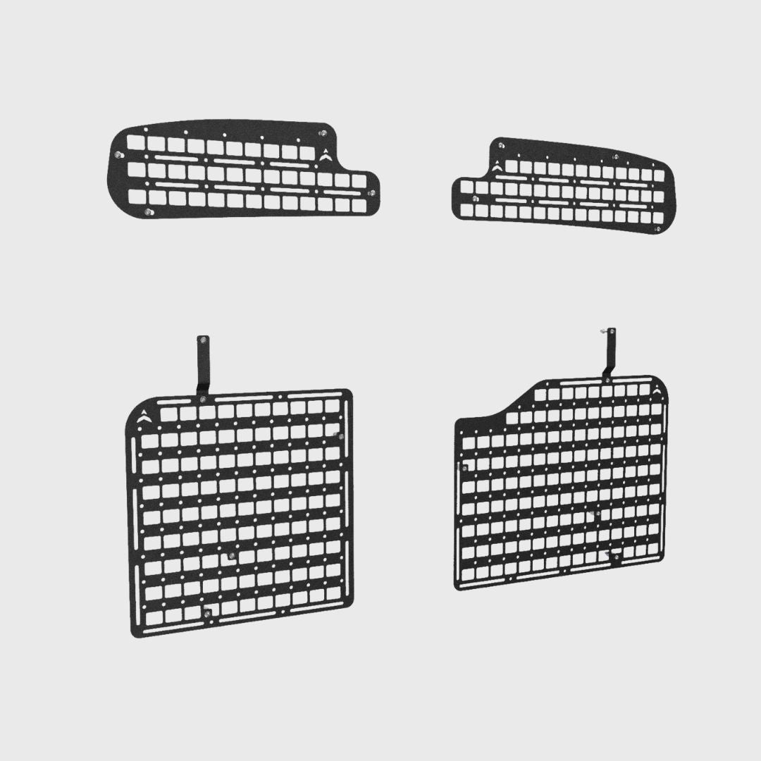 Tectonic Overland Molle System For Ford Transit Rear Doors