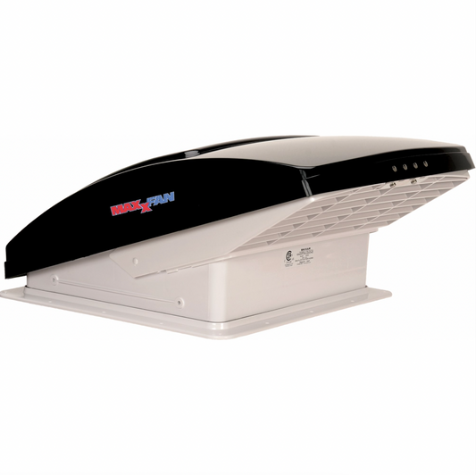 MAXXFAN® Deluxe 7500K Electric Roof Vent with Remote Control - Smoke Lid